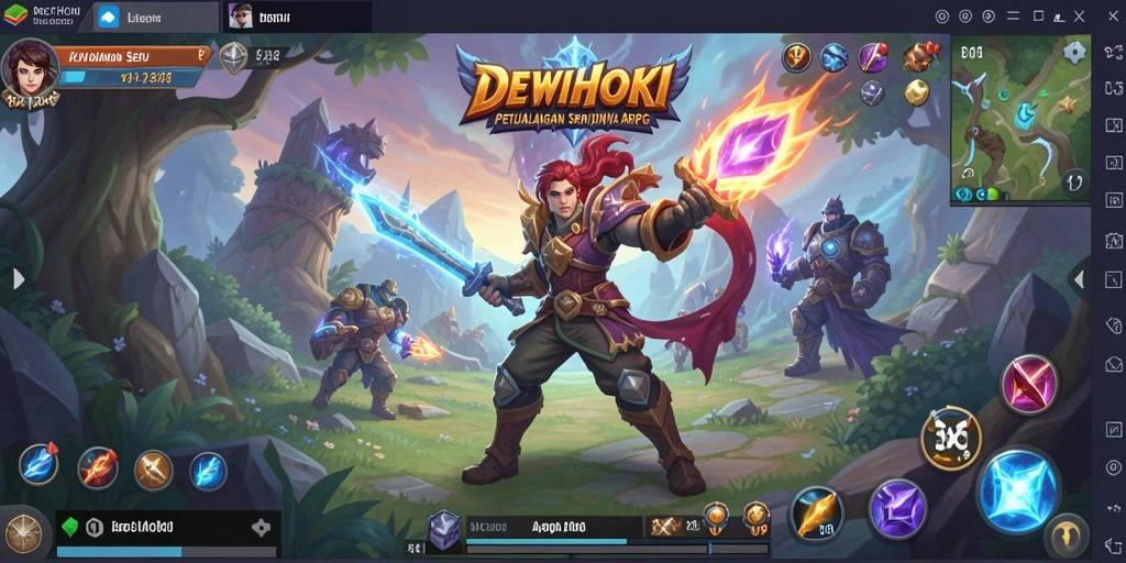 Gameplay seru dan grafis menawan dalam DEWIHOKI.