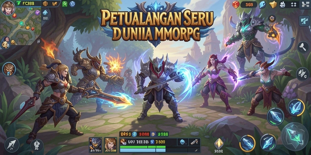 Tampilan gameplay memukau dari FC888 di dunia MMORPG.
