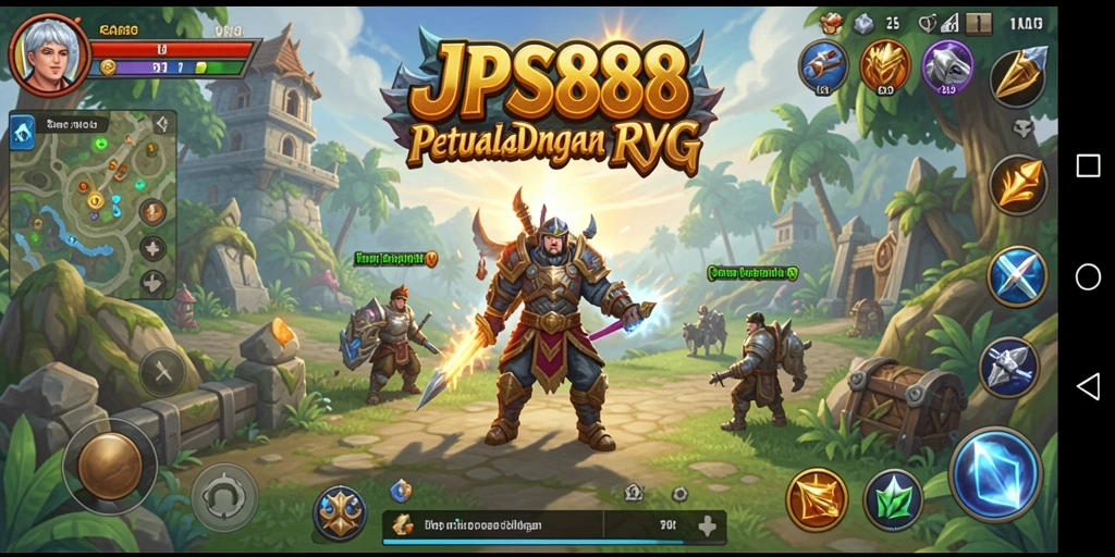 Tampilan permainan RPG yang seru dan menantang di JPS888.