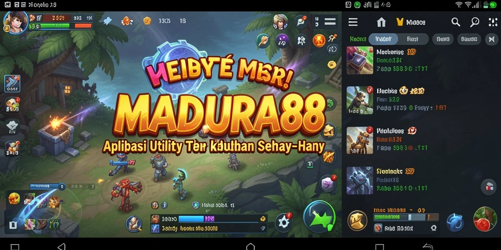 Tampilan antarmuka utama MADURA88 yang ramah pengguna.