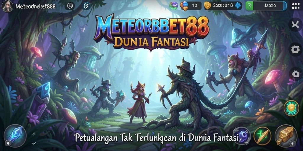Tangkapan layar menampilkan aksi seru dalam gameplay petualangan METEORBET88.