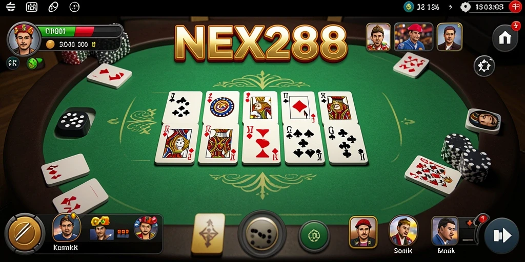 Tampilan gameplay seru dan interaktif dari NEX288.