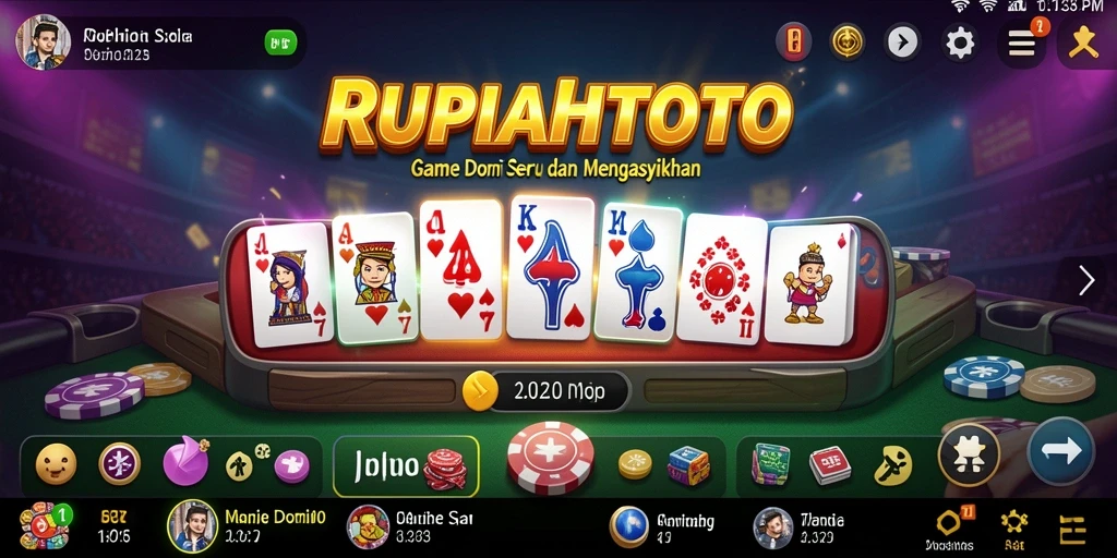 Tampilan gameplay yang seru dan menarik di RUPIAHTOTO.