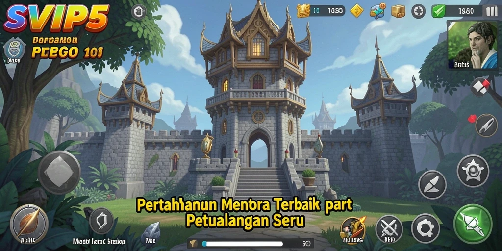 Tampilan gameplay seru dari SVIP5 Tower Defense.