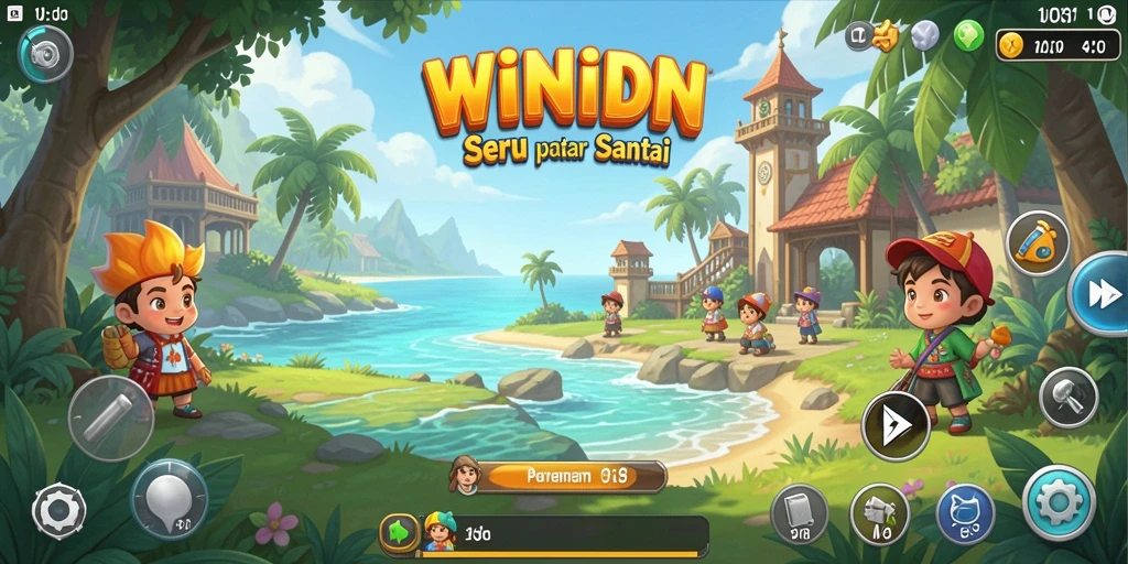 Tampilan gameplay santai di WINIDN yang menarik.
