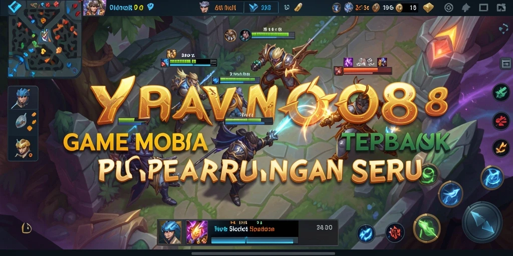 Gambaran aksi seru dalam gameplay YOYO88.