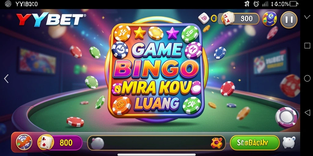 Tampilan gameplay Bingo yang seru dan interaktif di YYBET.